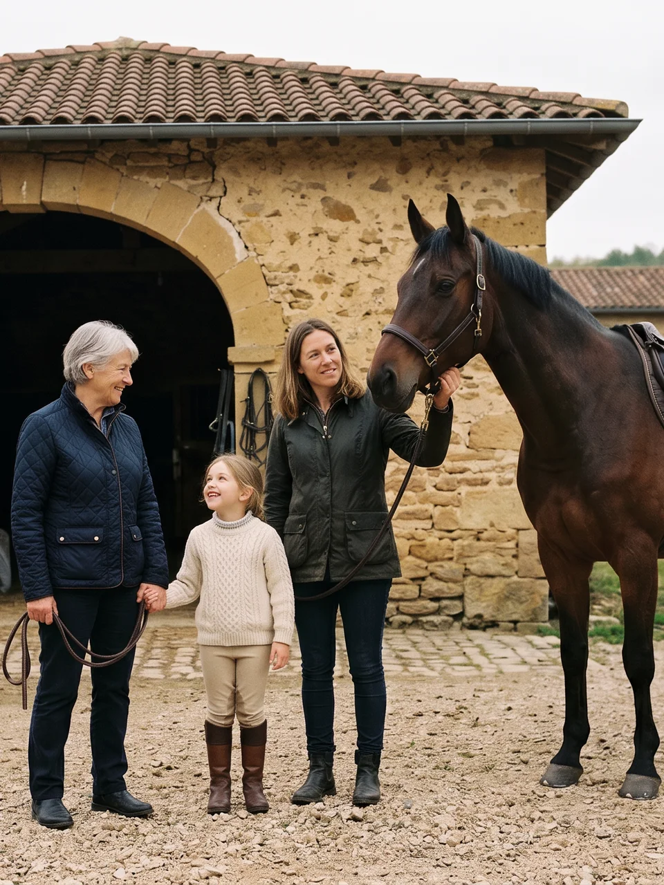 L'équipe, Haras des Eymes, centre équestre à Roybon